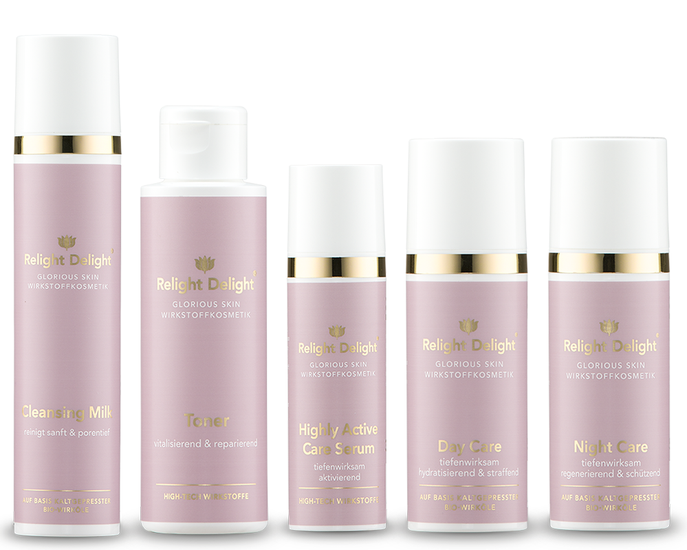 Glorious Skin - Gesichtspflege-Set - unbeduftet