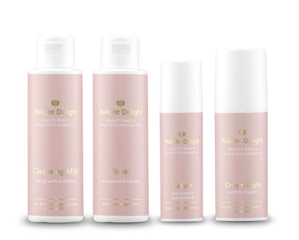 Beauty Basics - Gesichtspflege-Set light - partiell unbeduftet